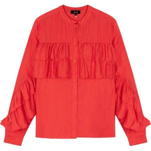 Alix the label Dames Blouse Rood maat L