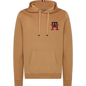 Tommy Hilfiger Heren Essential Monogram Hoodie Camel maat M