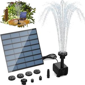ApexArte® Solar Fontein - Led Verlichting - Vijververlichting - Zwart