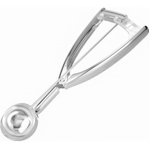 IJslepel met trigger, voor ijs, koekjes, cake, deeg, meloen, aardappelpuree