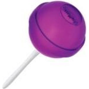 Silicone Zone Ijslolliemaker - Groot - Paars