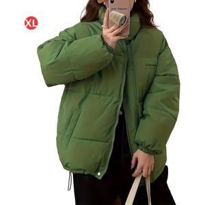 Winterjas - Parka Dames Winterjas - Winter - Volwassen - Lange Jas Dames - Groen - Maat XL