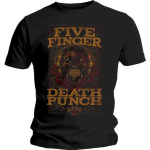 Five Finger Death Punch - Wanted Heren T-shirt - M - Zwart