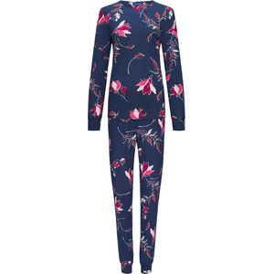 Pastunette - Dames Pyjama set Kate - Blauw - Katoen / Modal - Maat 48