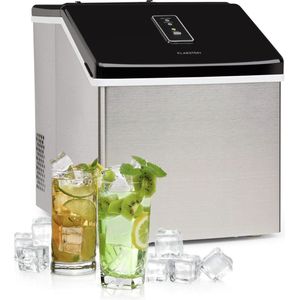 Mara Luxe IJsblokjesmachine - IJsmachine - IJsblokjesmaker - Veiligheidsalarm - Roestvrij Staal - Zilver Zwart