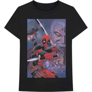 Marvel Deadpool Heren Tshirt -XL- Deadpool Composite Zwart