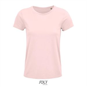 SOL'S - Crusader T-shirt dames - Lichtroze - 100% Biologisch katoen - XL