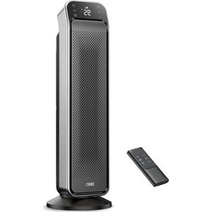 Heater 24"" ruimteverwarming - snelle stille verwarming - draagbare elektrische verwarming - afstandsbediening - oververhitting kantelen - oscillerende keramische verwarming - slaapkamer kantoor - binnenshuis.