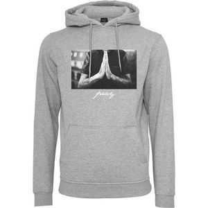 Mister Tee - Pray Hoodie/trui - 2XL - Grijs