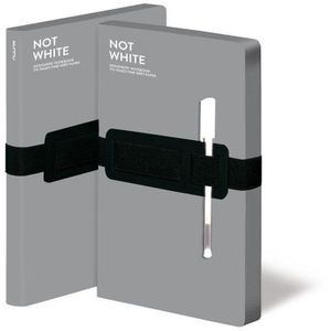 Nuuna notitieboek A5+ Not White, grijs