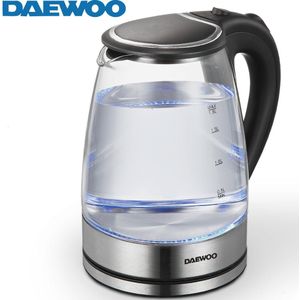 Daewoo DSWK30AT Glazen Waterkoker - 1,8 Liter - 1500 Watt - LED-verlichting