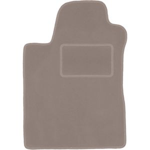 Beige bestuurdersmat voor: Toyota Corolla Verso II minivan (2004-2009)