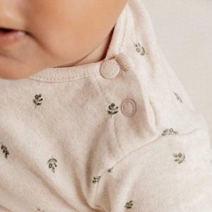 Little Dutch Newborn Little Farm Green Leaves - Baby - Jongens Meisjes - T-shirt lange mouw