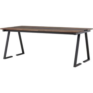 Jakarta eetkamertafel 90x200 cm zwart.