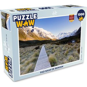 Puzzel Pad naar de bergen - Legpuzzel - Puzzel 1000 stukjes volwassenen