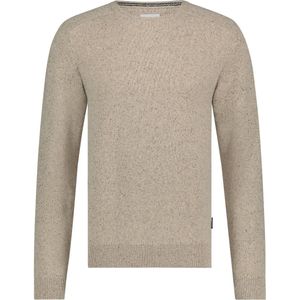 State Of Art Trui Donegal Melange Beige - Maat M - Heren - Pullovers