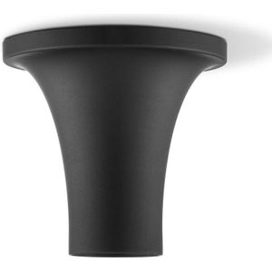 Home Sweet Home - Moderne plafondlamp Horn voor lampenkap - Zwart - 12/12/11.5cm - geschikt voor E27 LED lichtbron