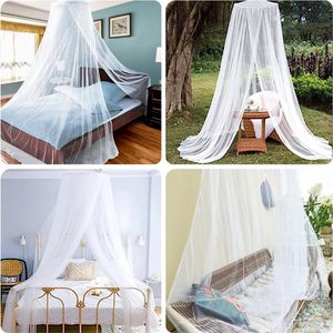 Klamboe bed baldakijn, muggennet voor reizen, bedhemel, muggennet, fijnmazig, muggennet bed met muggennet, geschikt voor thuis en op de camping (wit)