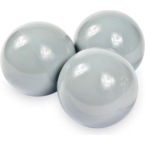 Ballenbak ballen zilver (70mm) voor ballenbak 300 stuks