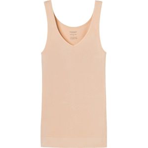 SCHIESSER Seamless Light dames tank top, naadloos hemd, beige -  Maat: 3XL
