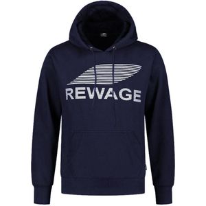 REWAGE Hoodie Premium Heavy Kwaliteit - Donkerblauw  - S