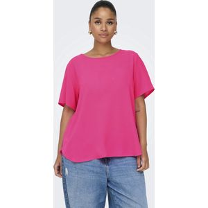 ONLY CARMAKOMA - CARVICA LIFE SS TOP WVN NOOS - Dames - Blouses