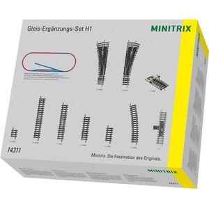 N Minitrix rails 14311 Uitbreidingsset 1 set(s)