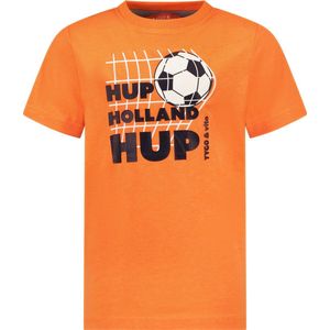 TYGO & vito X402-6433 Jongens T-shirt - Neon Orange - Maat 98-104