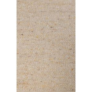 Bellano 26 Vloerkleed - 250x350  - Rechthoek - Laagpolig,Structuur Tapijt - Industrieel - Beige, Geel