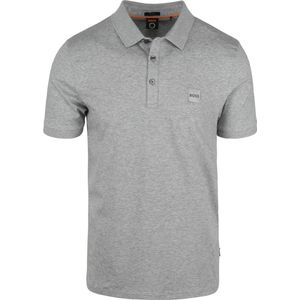 Hugo Boss - Polo Grijs Passenger - Slim-fit - Heren Poloshirt Maat S