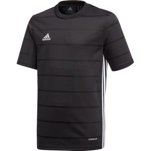 Adidas Campeon 21 Shirt Korte Mouw Kinderen - Zwart | Maat: 152