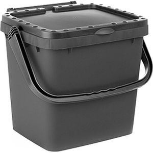 Ecoplus 30 liter afvalemmer grijs - afvalscheidingsbak - sorteerbak - afvalbak