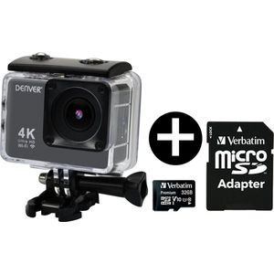 Denver ACK-8062W - 4K action cam - inclusief 16GB Micro SD kaart