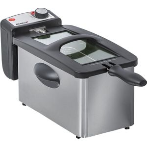 Steba DF180 - Friteuse - 3 liter inhoud - 2000 Watt - 1 kg friet - XXL kijkvenster