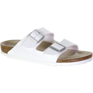 Birkenstock Arizona - Slippers - Dames - Wit met witte zool - Maat 43