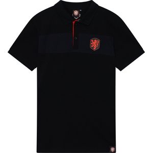 Nederlands elftal polo zwart - maat XL - maat XL