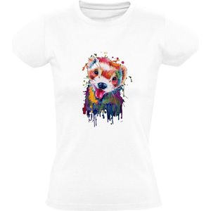 Otter Dames T-shirt | dier | schilder | verf | dierentuin