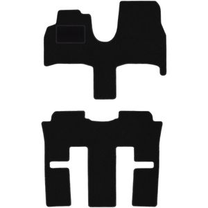 Zwarte veloursmatten voor: Citroen C8 7-zits (2002-2014)