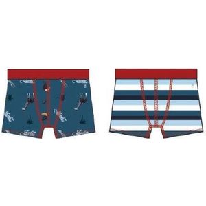 Ten Cate Boys Short Zoo + Stripe-110/116