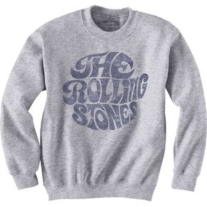 The Rolling Stones - Vintage 70s Logo Sweater/trui - XS - Grijs
