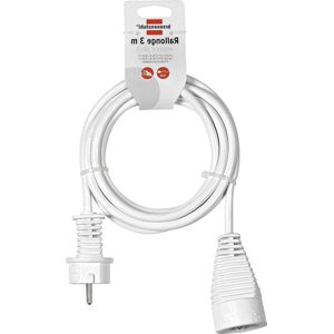 Verlengsnoer 3 m - gebruik binnenshuis - wit