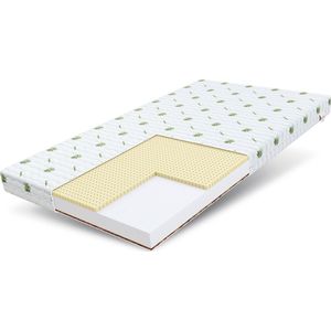 FDM® PIKOLO 4KIDS Babymatras 90x180 cm - Koudschuim Baby Matrassen - Hoogte 10 cm H2 en H4 - Kokos - Dubbelzijdig - Afritsbaar hoes wasbaar - Bestand tegen schimmels en andere allergenen - Öko-Tex gecertificeerd