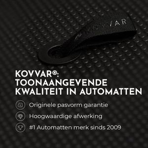 Rubber Kofferbakmat Duogrip - Geschikt voor Peugeot 307 - 2001 - 2009 - Uitvoering: Station | lage laadvloer