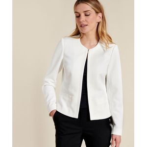 Damart - Bolero in getextureerd tricot - Dames - Wit - 44