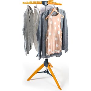 Tatkraft Palm- Inklapbaar Droogrek - Metaal/Kunststof - Oranje/Zwart