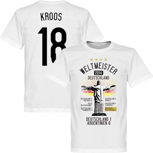 Duitsland Road To Victory Kroos T-Shirt - XL