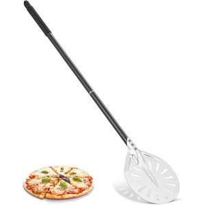 Aluminium Pizzaschep met Afneembare Lange Handgreep voor Grill en Oven