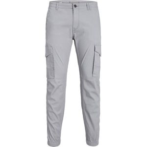 JACK & JONES Paul Lake Cargo loose fit - heren cargo broek - grijs - Maat: 31/32