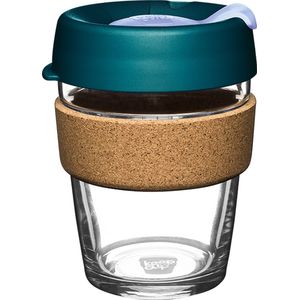KeepCup koffie Beker to go glas/kurk 100% recyclebaar 340 ml - eventide