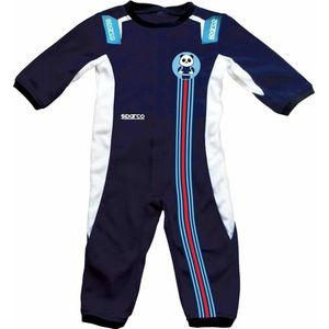 Sparco Baby Onesie Racepak Martini Racing | marineblauw / 12-18 maanden | Baby One-Piece | 017023BM1218